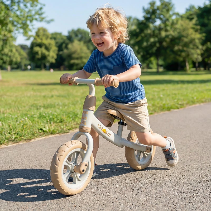 B.Duck - Kids Balance Bike,  height-adjustable saddle, Anti-slip Handle & Wheels, Indoor/Outdoor Ride, White, 2-5 Y - Image 2